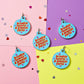 Funny Dog Charm & Pet ID Tag - Breakin Hearts, Blastin Farts: Collar Charm (blank backside) / Small 1"