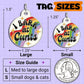 Funny Dog Charm & Pet ID Tag - I Bark at Cunts *Rainbow: Small 1" / Collar Charm (Blank Backside)