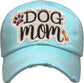 DOG MOM WASHED VINTAGE BALLCAP: STN