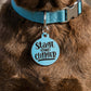 Funny Dog Charm & Pet ID Tag - Stage 5 Clinger *Blue: Small / Collar Charm (Blank Backside)